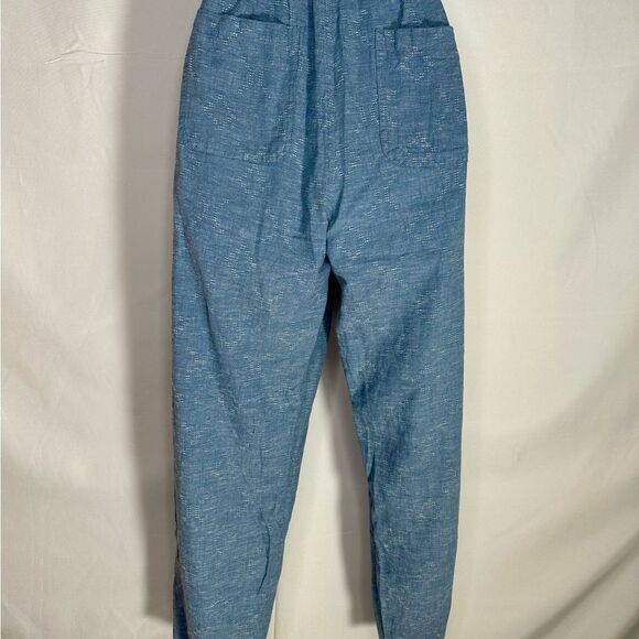 Patagonia Island Hemp Beach Blue Joggers Drawstring Lounge Baggy Pants Size S - Picture 9 of 15